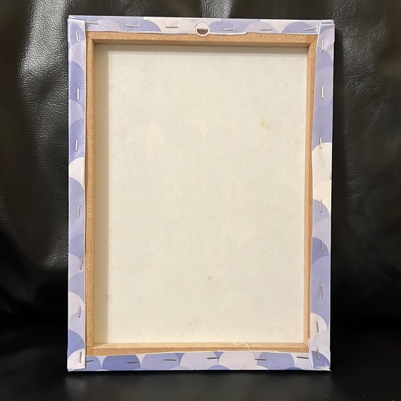 MERMAID OFF DUTY BLUE WHITE AILVER SIGN PICTURE 12” x 9” KIDS ROOM DECOR - Picture 2 of 2